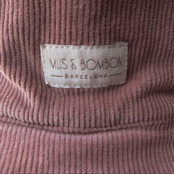 MUS & BOMBON THOMSO Hat Rose Pink Corduroy Made in Portugal - Picture 3 of 9